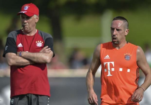 Ribery tin vào tân HLV Ancelotti hơn thầy cũ Pep